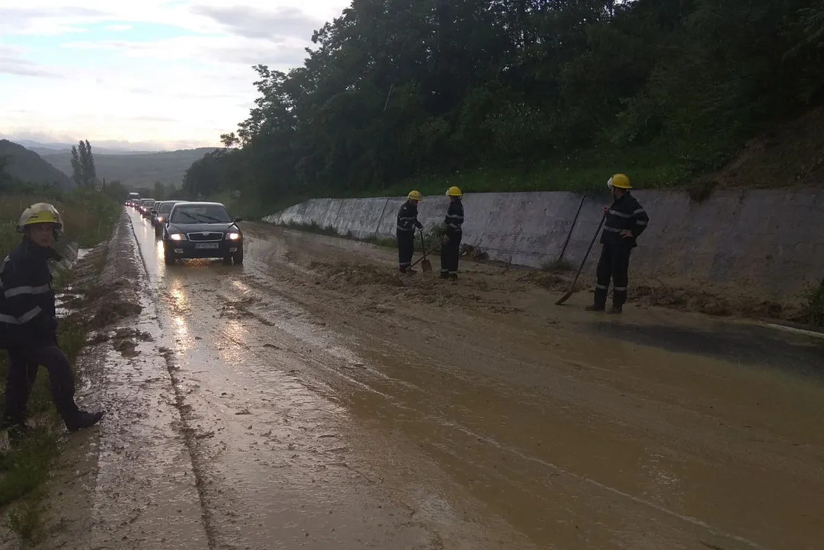 Mureșul, sub furia ploilor