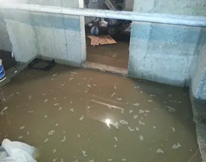 O altă inundație în comuna Vânători