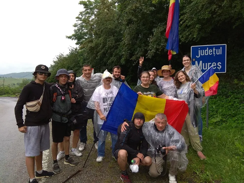 Marșul Centenarului a ajuns în județul Mureș