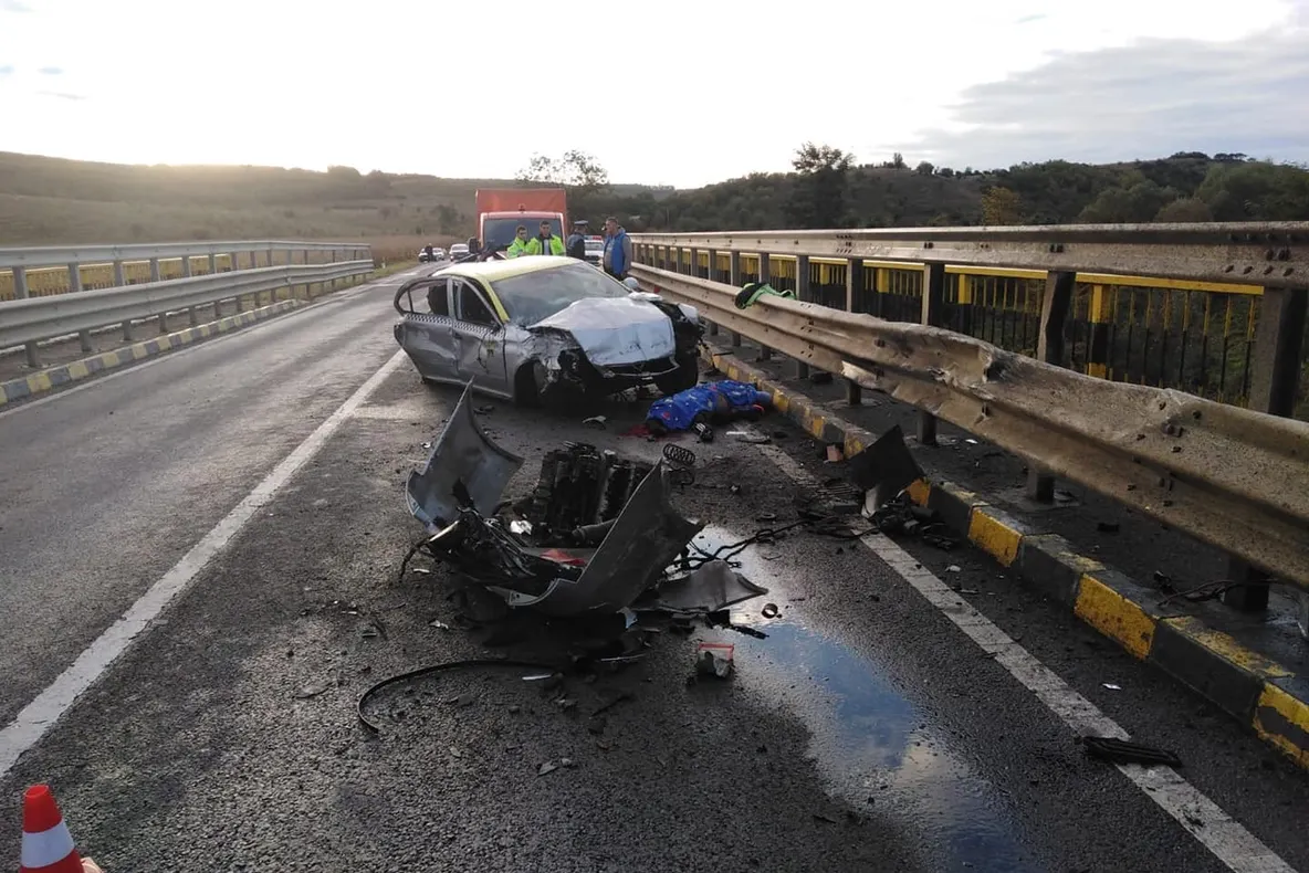FOTO: accident mortal între Sântu și Lunca Tecii