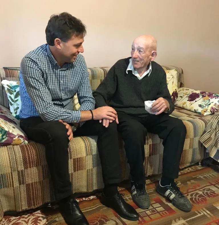 Cel mai vârstnic târnăvenean a împlinit 98 de ani