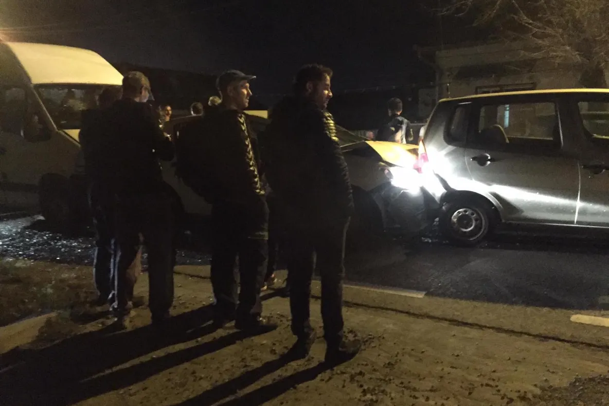 Accident în lanț, cu șase mașini, în Sângeorgiu