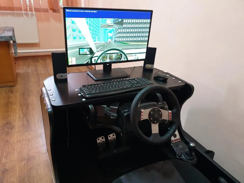 Primul simulator auto, pentru practica elevilor
