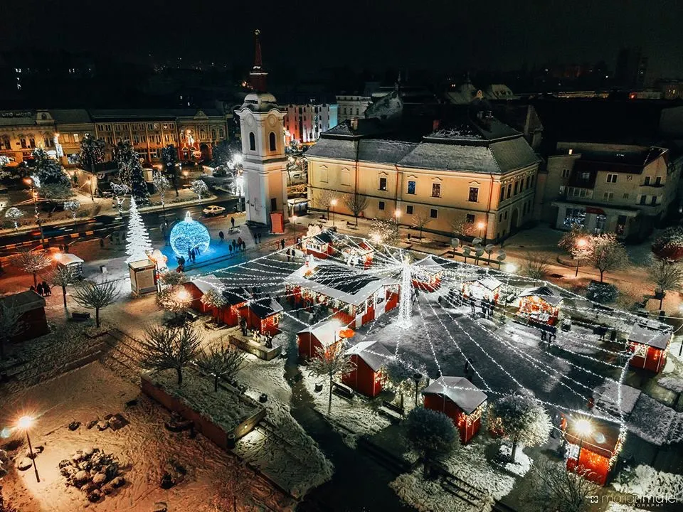 VIDEO/FOTO: Par a fi imaginile anului din Tîrgu Mureș