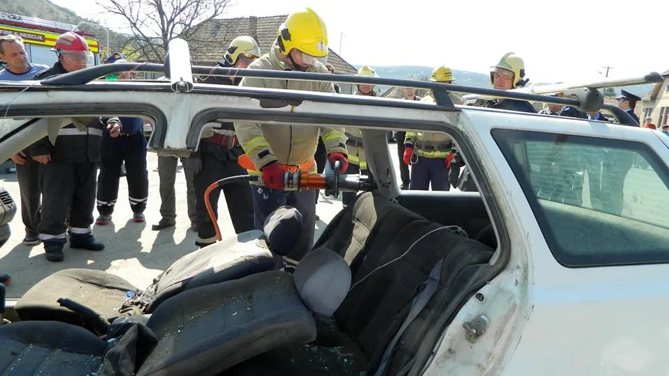 FOTO: Desfășurare a forțelor de intervenție în caz de urgență, la Săbed