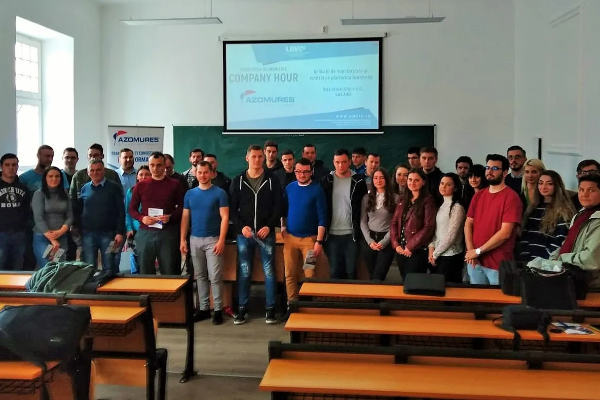 COMPANY HOUR. Studenți mureșeni pe o platformă industrială