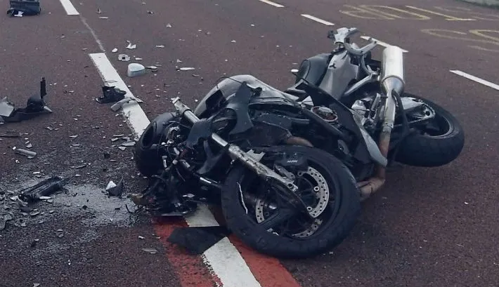 SOVATA: Cetățean maghiar rănit într-un accident de motocicletă