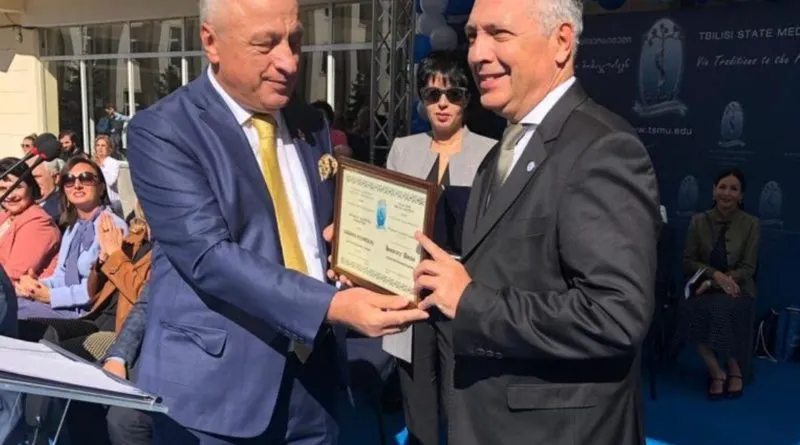 Leonard Azamfirei, Doctor Honoris Causa al Universității din Tbilisi