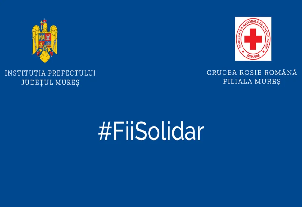 Campanie de voluntariat, inițată de Prefectura Mureș și Crucea Roșie
