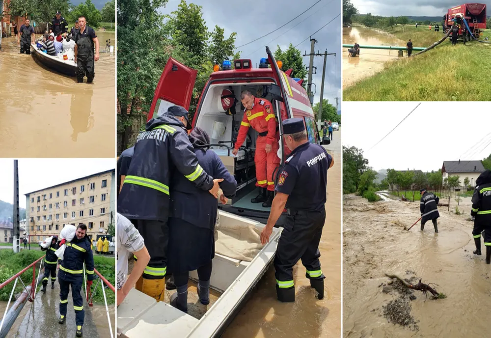 Inundații în 90 de localități din 19 județe
