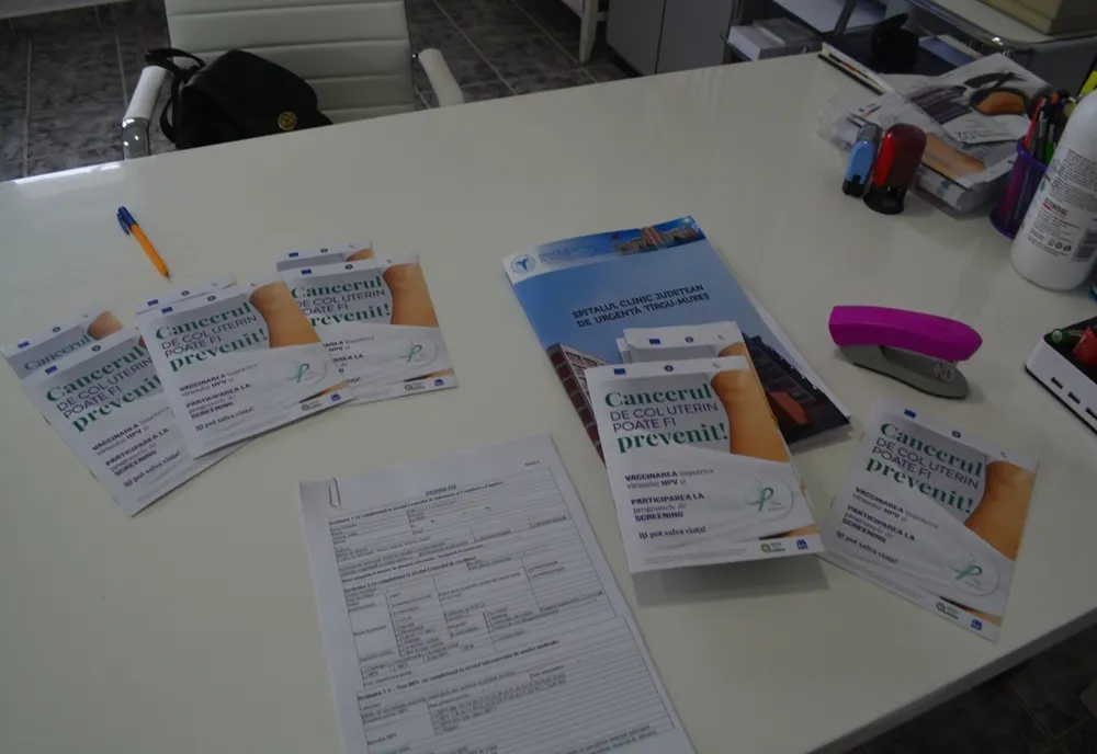 Caravana mobilă pentru screeningul cancerului de col uterin, prin testare gratuită, ajunge în alte 5 comune din Mureș