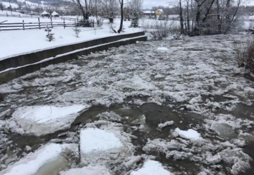Un bărbat a căzut sub gheața râului Mureș în timp ce a încercat să-și salveze câinele. A fost salvat la timp de un pompier scafandru