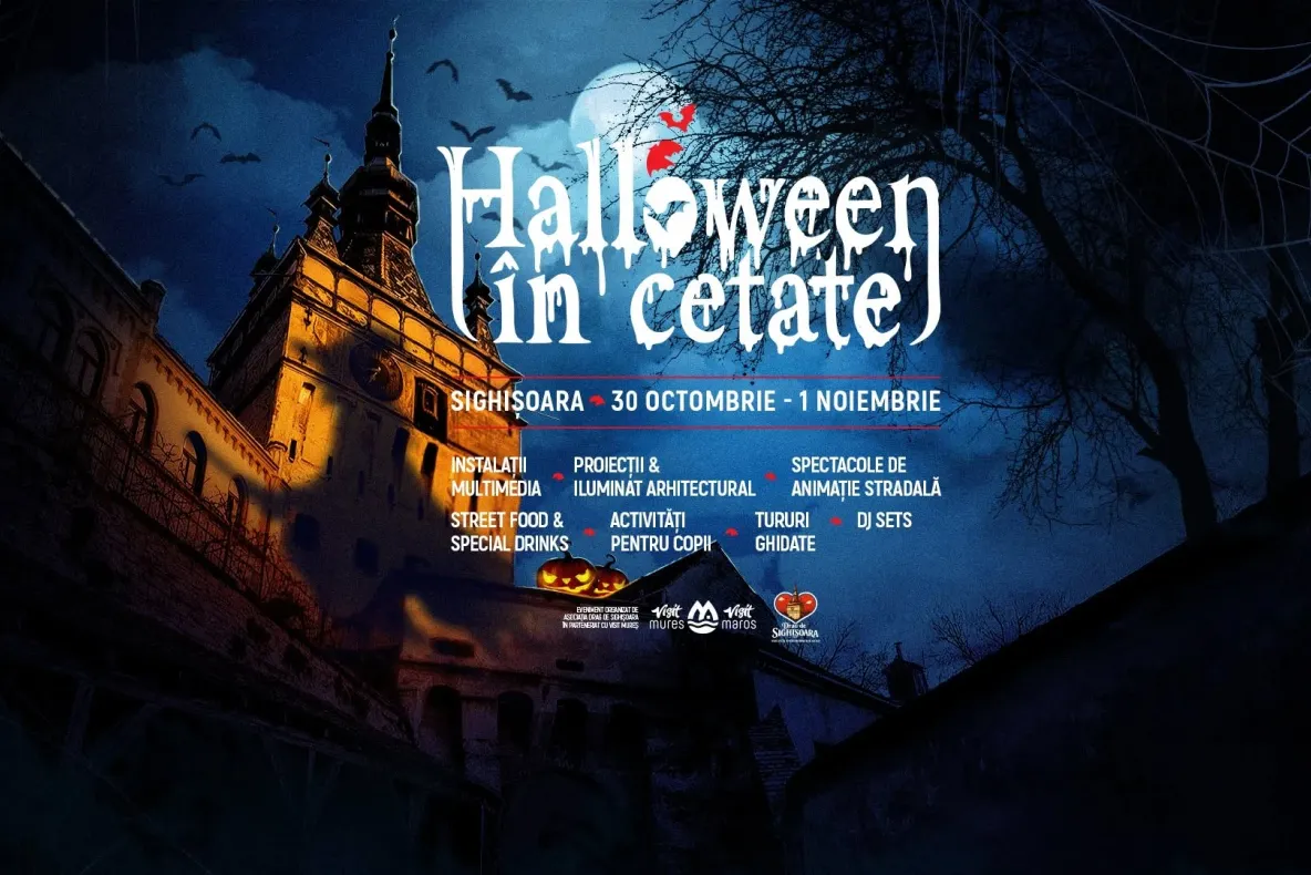Sighișoara devine capitala Halloweenului! Halloween în Cetate are loc în weekend