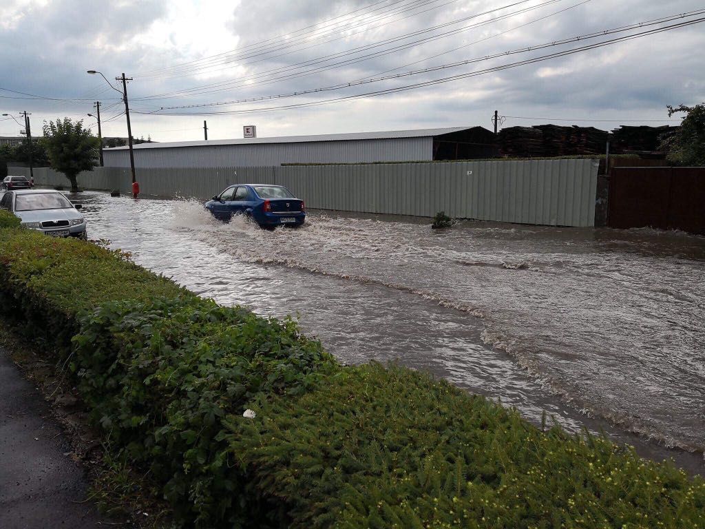 Inundație la Reghin