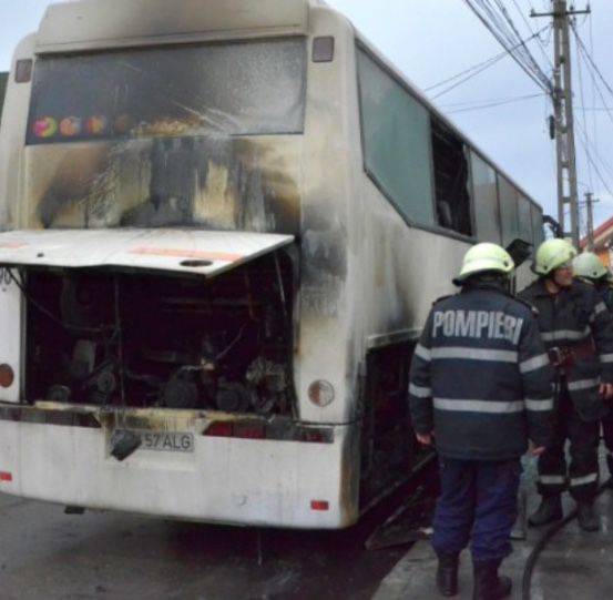 Incendiu în Autogară