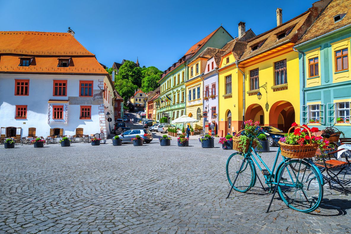 Sighișoara, cel mai colorat oraș din România