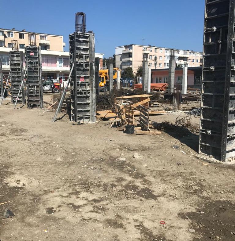 Primarul Târnăveniului: “Lucrările la Piața de Zi sunt în grafic”