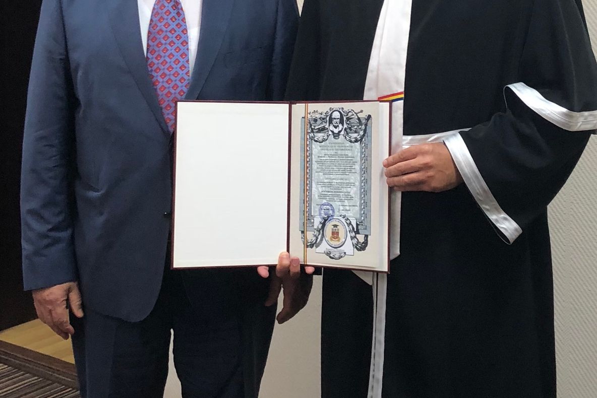 Leonard Azamfirei, Doctor Honoris Causa la Chișinău