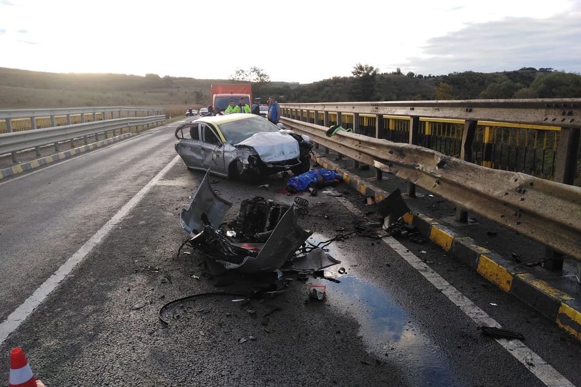 FOTO: accident mortal între Sântu și Lunca Tecii