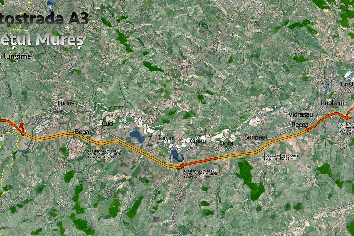 Joi: circulație parțial închisă între Luduș și Chețani