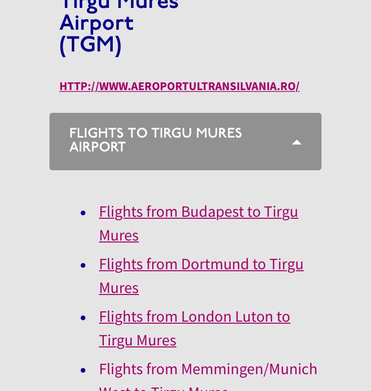 Revin cursele de Londra și Budapesta pe Aeroportul din Tîrgu Mureș