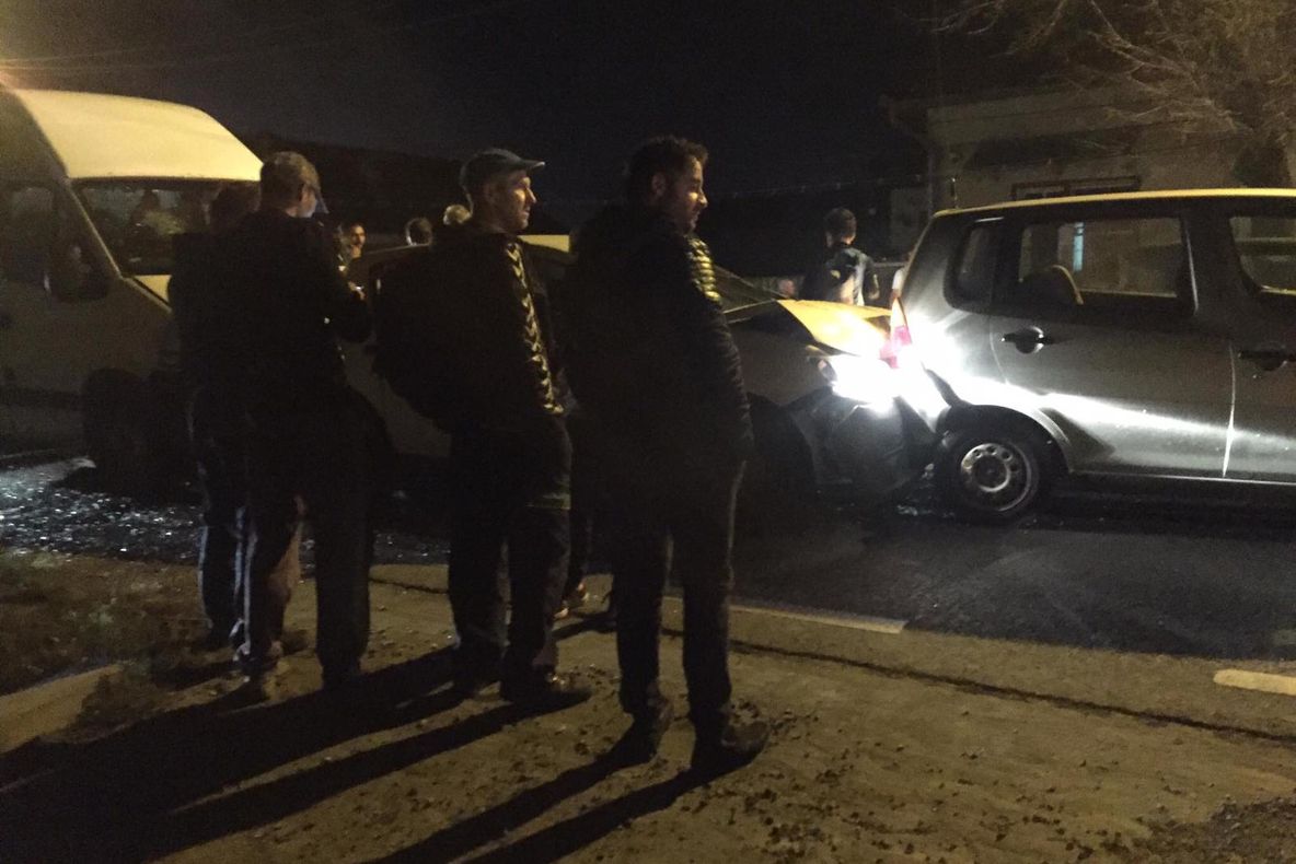 Accident în lanț, cu șase mașini, în Sângeorgiu