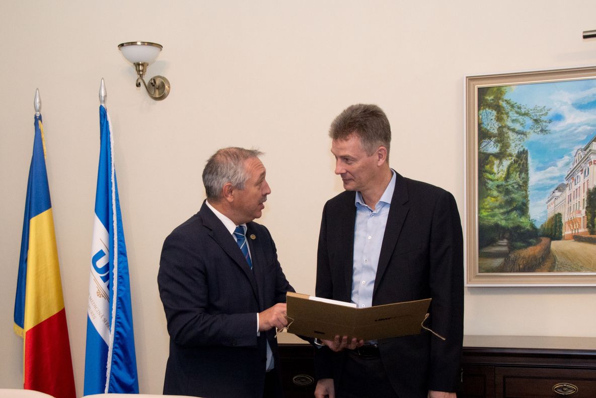 UMFST Tîrgu Mureș: întâlnire cu top managementul de la Bosch Blaj