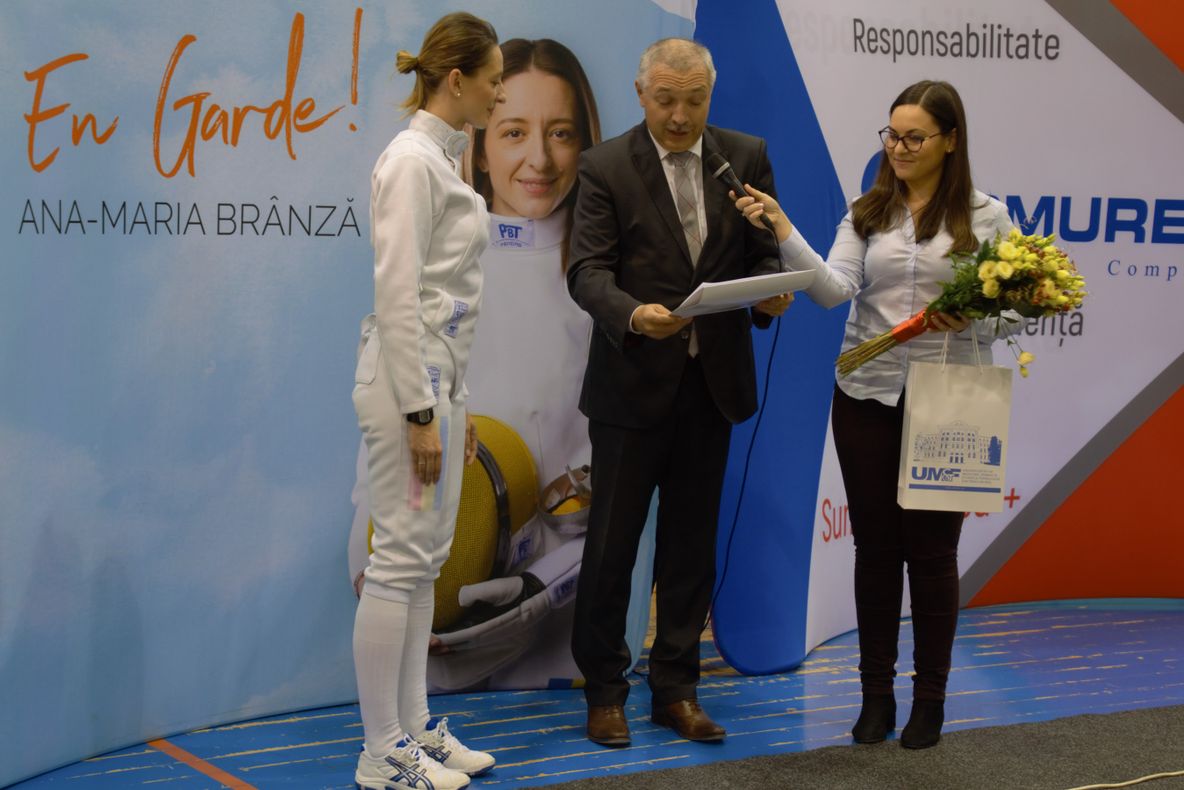 Campioana olimpică Ana-Maria Brânză, ambasador al UMFST Tîrgu Mureș