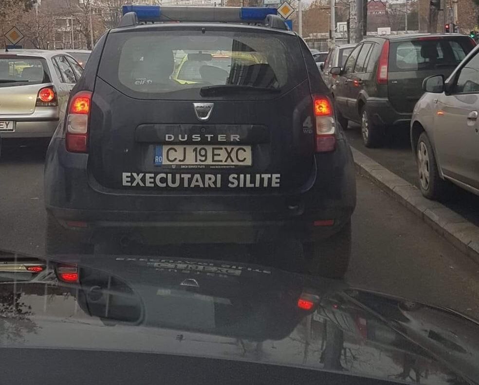 Executări silite...cu girofar