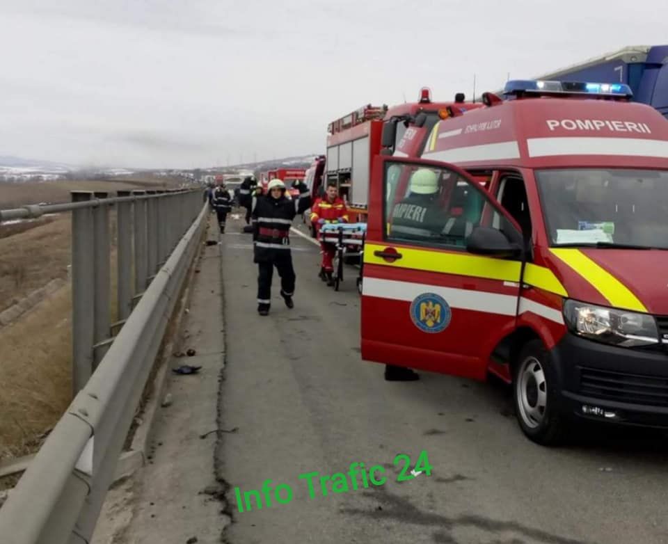 FOTO: VICTIME DIN MUREȘ, pe A3, între Gilău și Turda!