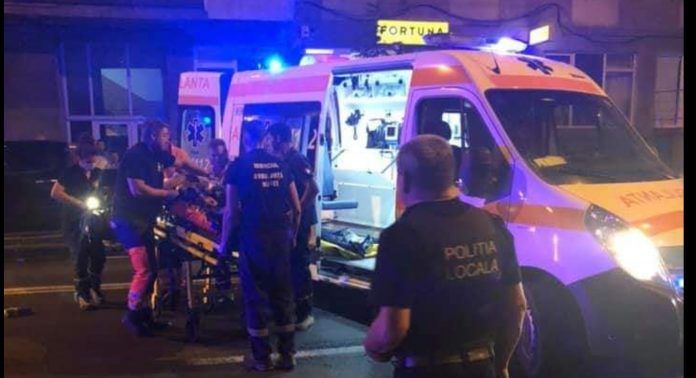 Pieton lovit de o ambulanță, în cartierul 7 noiembrie din Târgu Mureș