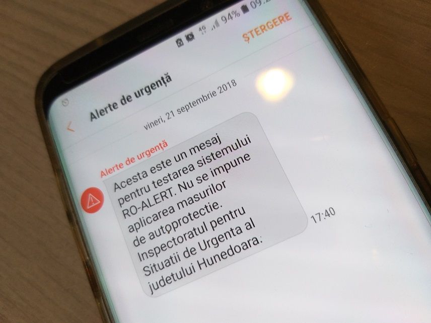 URMEAZĂ: Testări ale sistemului RO-ALERT