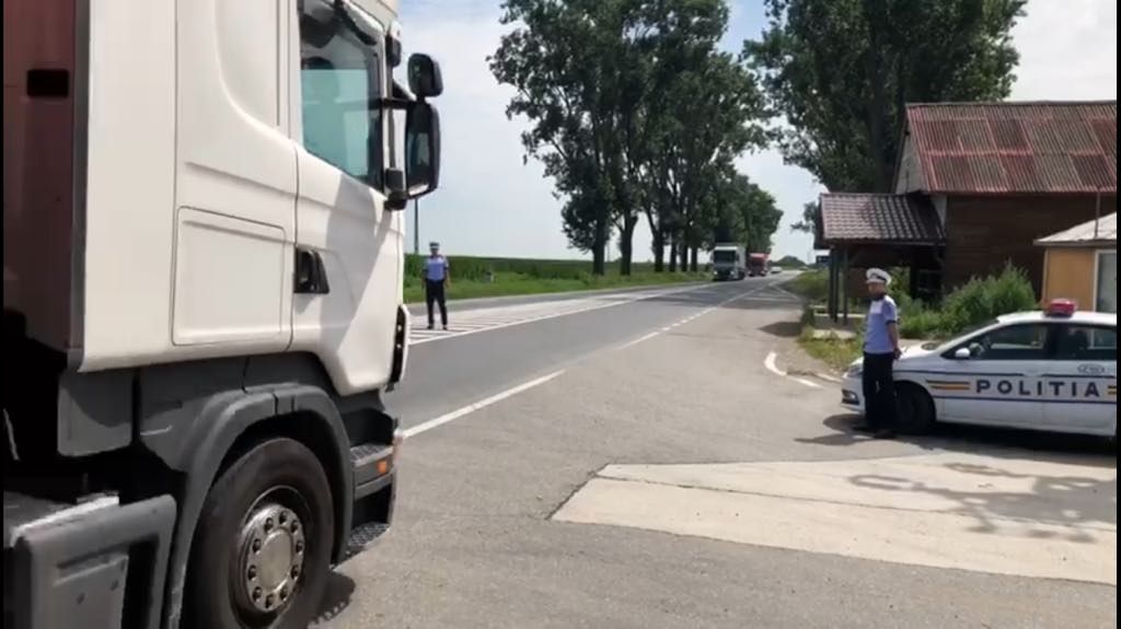 Acțiunea truck&amp;bus, a Poliției Rutiere, în derulare și în județul Mureș