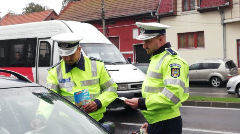 RISC DE ACCIDENTE! Polițiștii mureșeni, în stradă