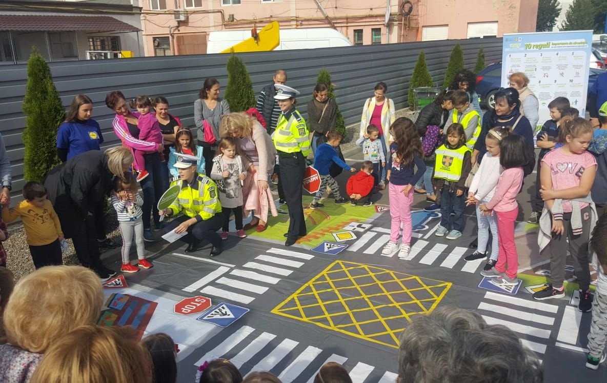 Verde la educație pentru circulație, pentru copiii cu vârste între 4 și 10 ani