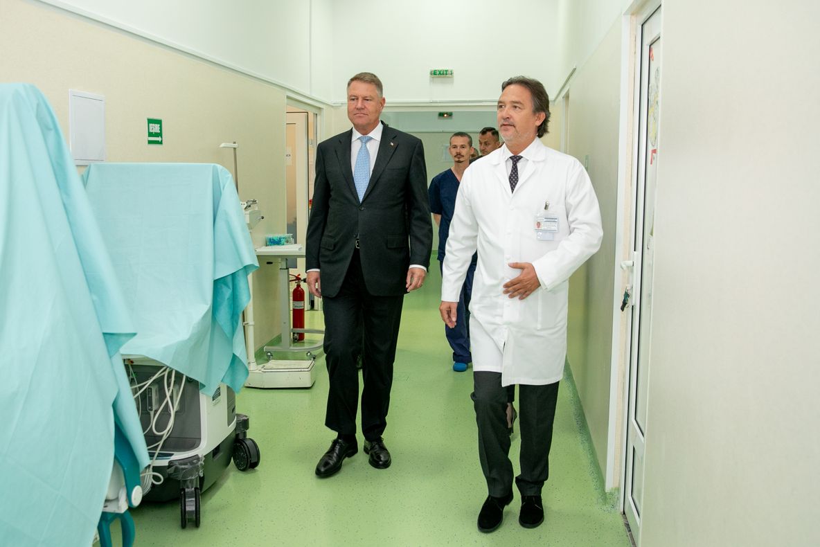 Dr. Horațiu Suciu: "Am simţit că vizita la IUBCvT l-a mişcat foarte mult pe Președintele Iohannis"