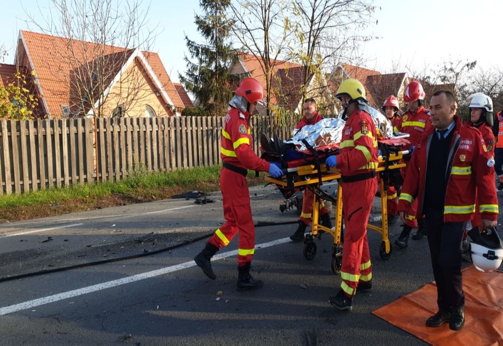 ACUM: Șoferul care a cauzat accidentul de pe Calea Sighișoarei din Târgu Mureș a ajuns la UPU SMURD