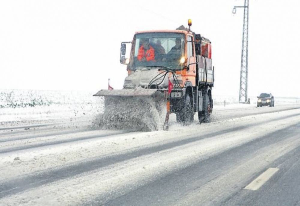 15.000 de tone de sare, pregătite pentru deszăpezirea drumurilor din Mureș