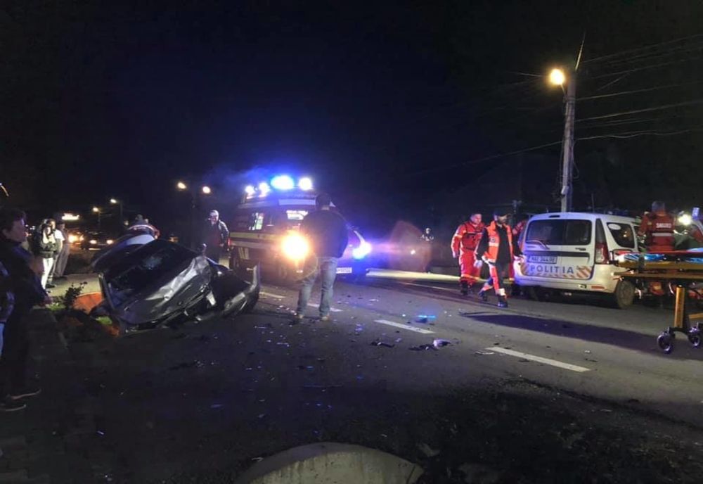 Imagini de la accidentul din Vălenii de Mureș