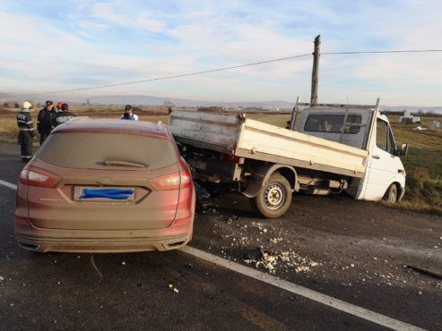 VICTIMĂ transportată la Reghin, după accidentul de la Breaza