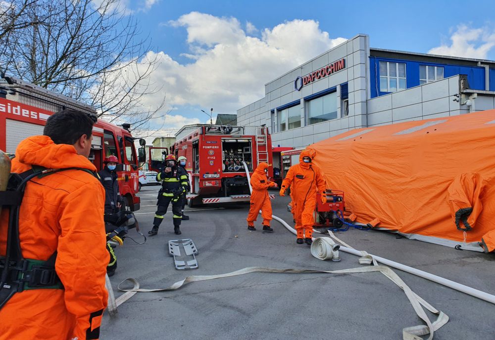 FOTO | Ample exerciţii desfăşurate de ISU Mureş | Ce scenarii au fost simulate