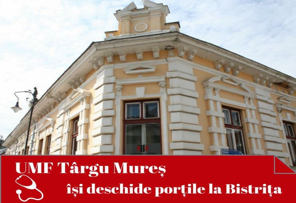 UMF Târgu Mureș își deschide porțile la Bistrița! De când și unde va funcționa extensia