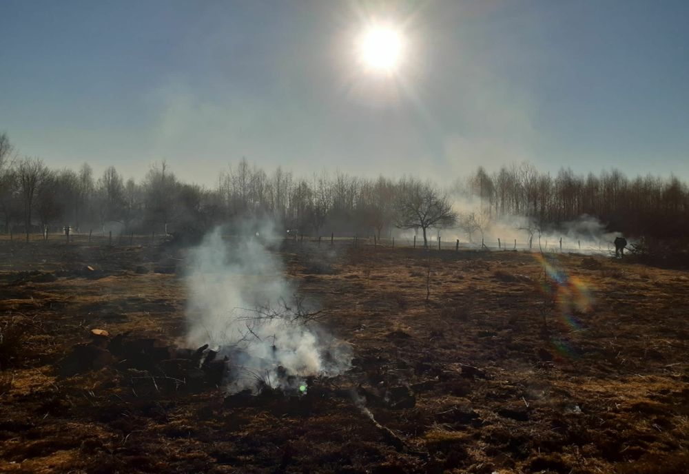 18 incendii de vegetație uscată, în Mureș, într-o singură zi
