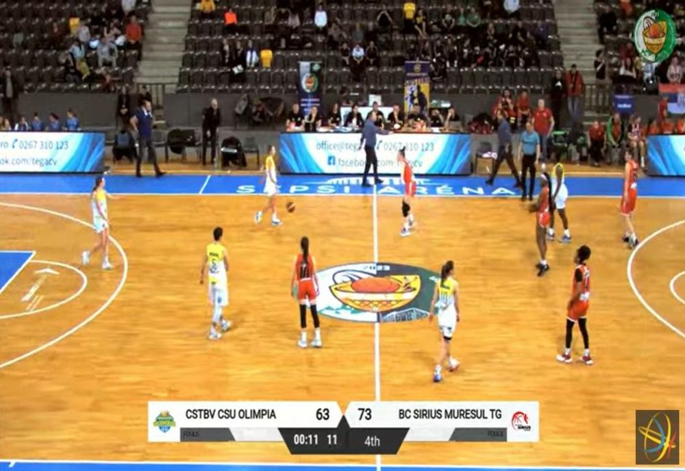 Baschet: BC Sirius Târgu Mureș o elimină pe Olimpia CSU Brașov din Cupa României (VIDEO)