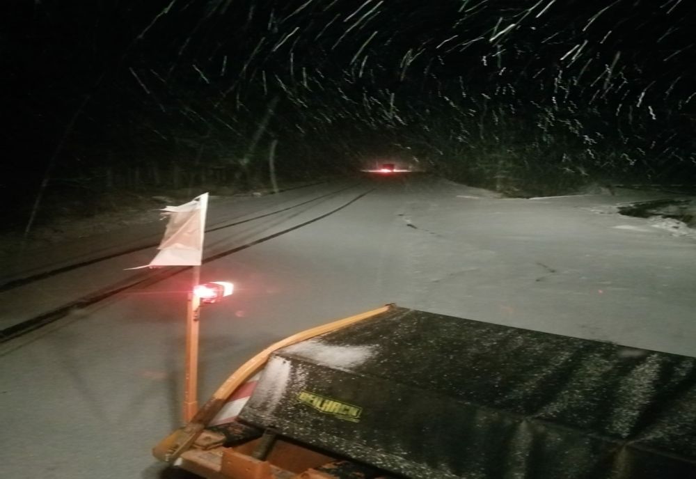 VIDEO Iarna a revenit în forță în centrul țării