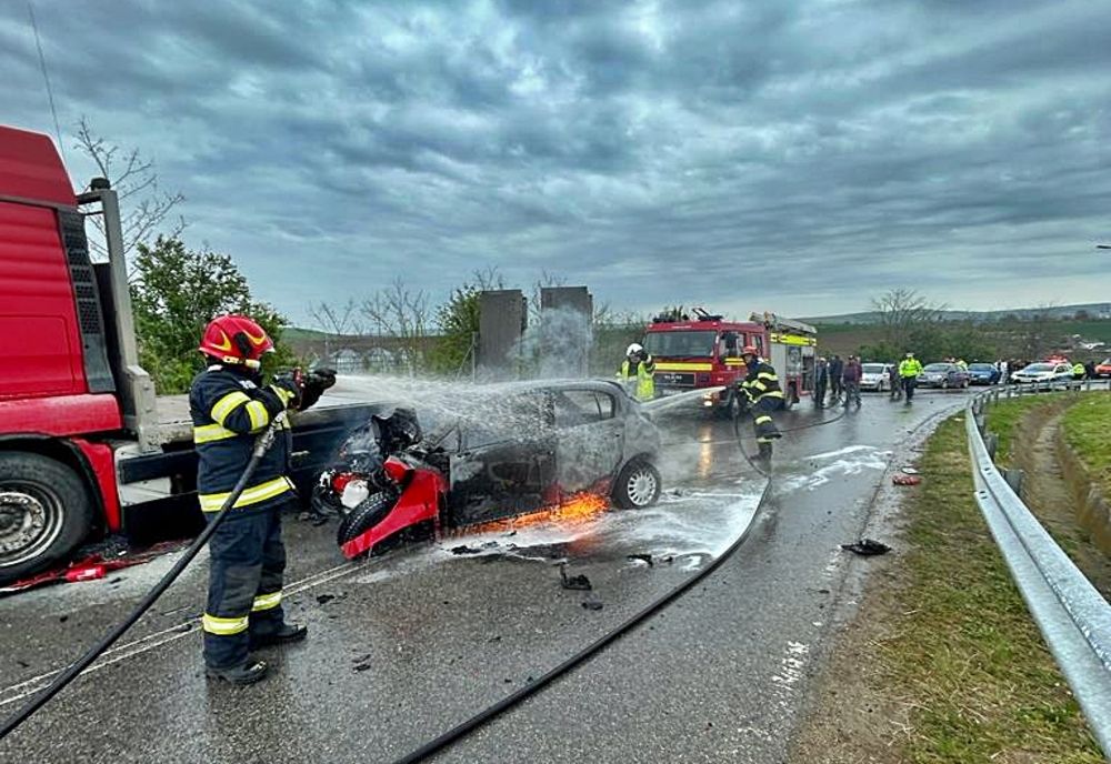 FOTO: Accident grav în Cetatea de Baltă! Un bărbat a murit