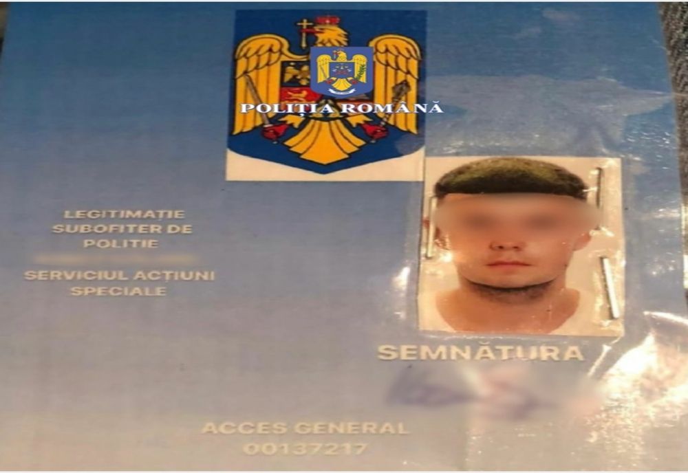Un bărbat din Târgu Mureş se dădea drept poliţist de mai bine de un an! Şi-a făcut legitimaţia acasă (FOTO)