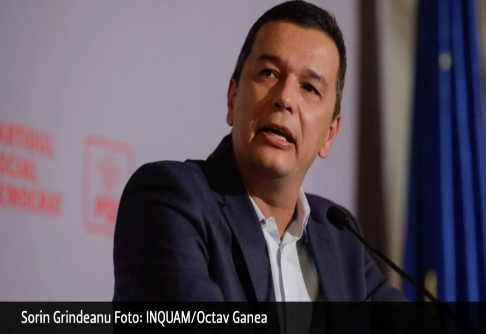 GRINDEANU ÎI AVERTIZEAZĂ PE MEMBRII PSD: ORICE VOT PENTRU PONTA ESTE ÎN FAVOAREA LUI NICUȘOR DAN