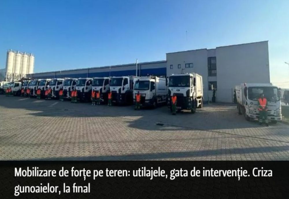 Mobilizare de forțe pe teren, după înlăturarea mafiei gunoaielor din Târgu Mureș: utilajele, gata de intervenție. Criza gunoaielor, la final - FOTO și VIDEO