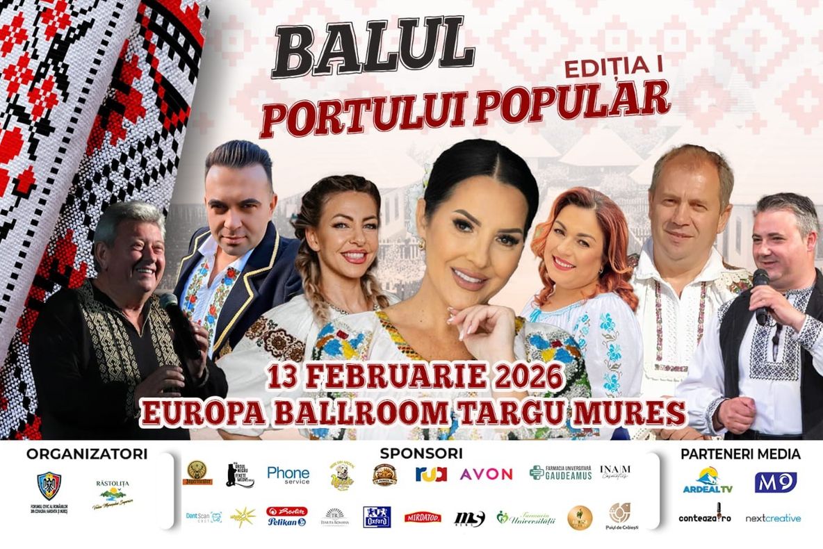 Balul Portului Popular – Tradiție, eleganță și bucurie românească!